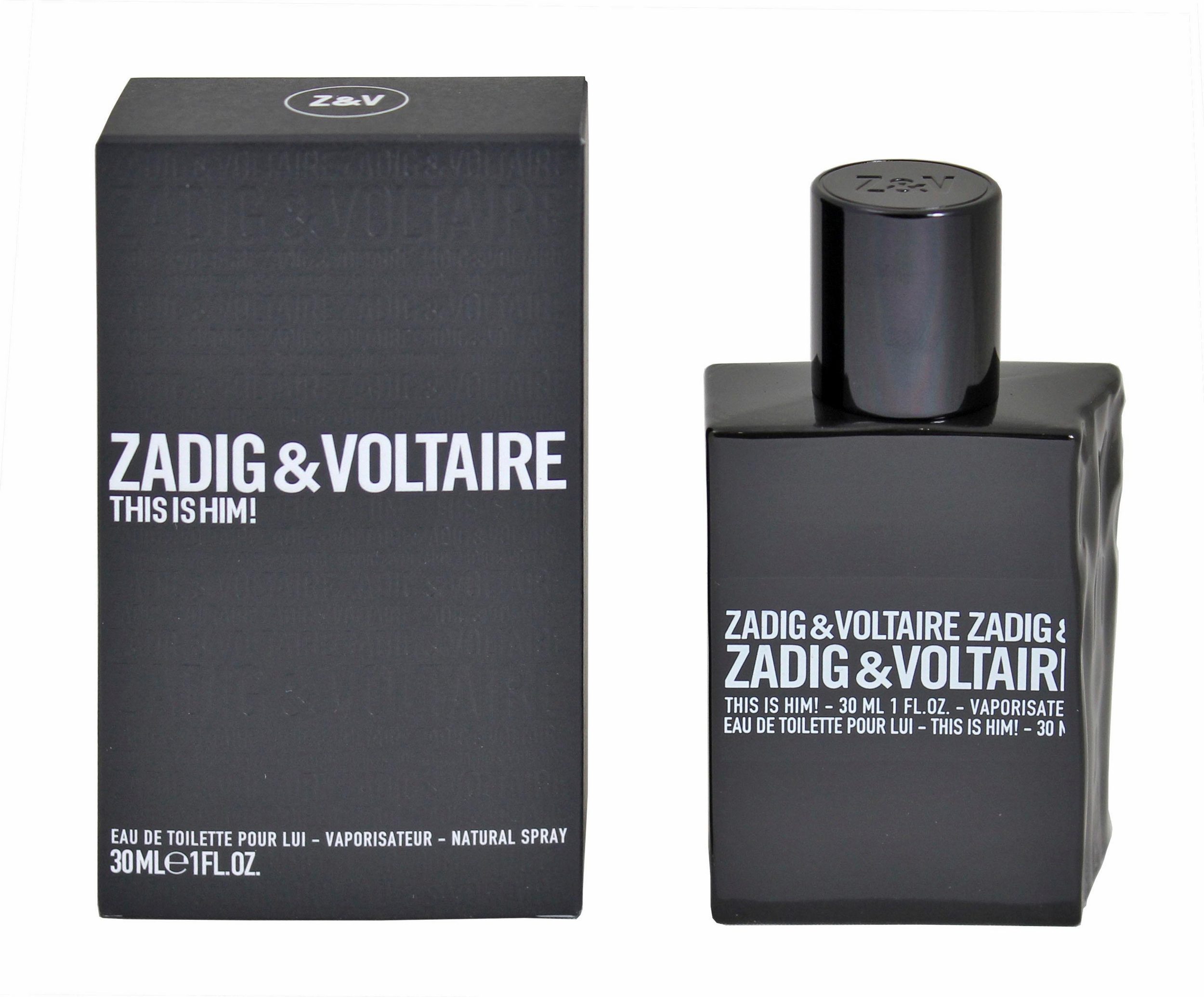 ZADIG & VOLTAIRE Eau de Toilette This Is Him, Glasflakon, Parfüm EDT, Herrenduft