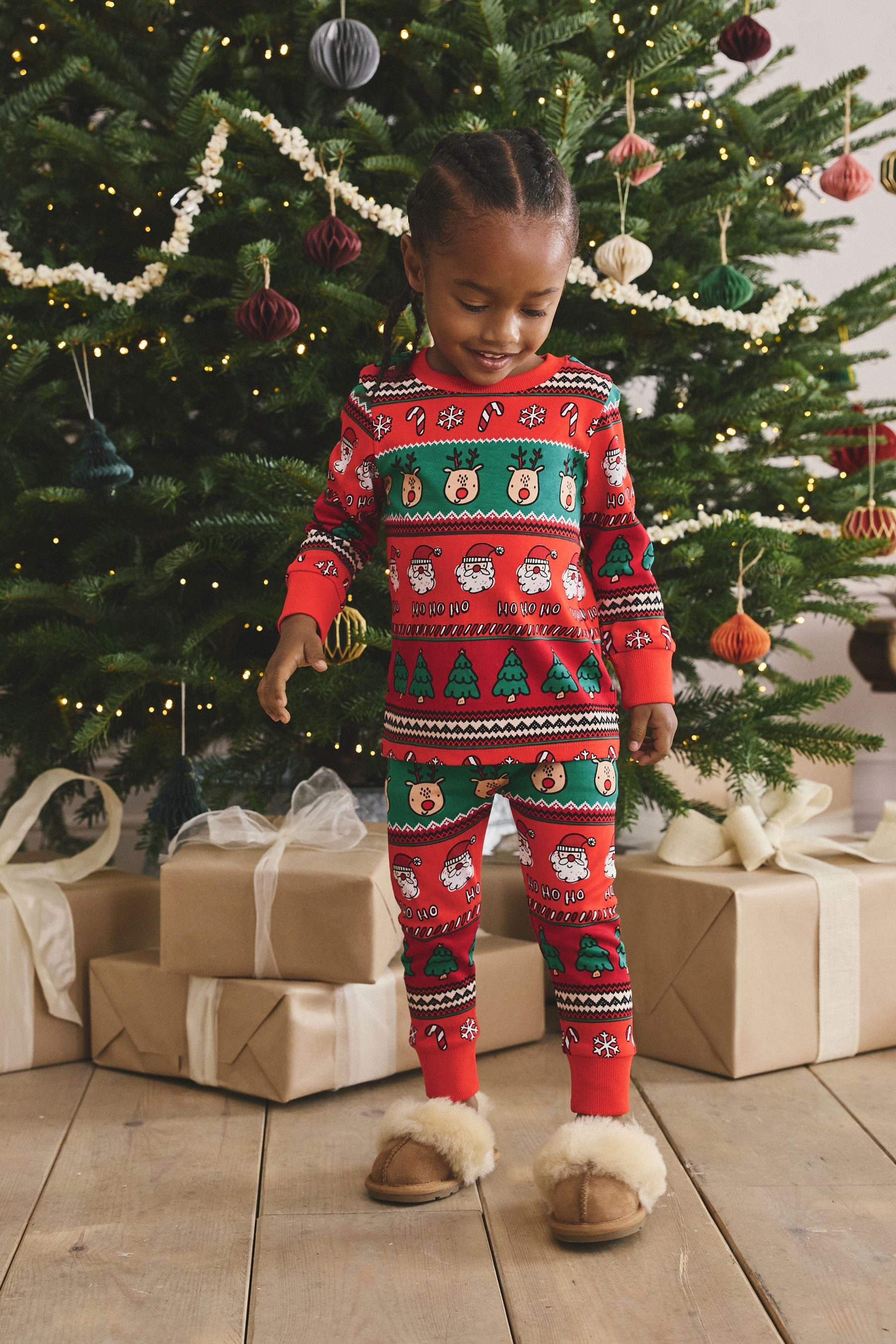 Next Pyjama Single Snuggle Schlafanzug, Xmas günstig online kaufen