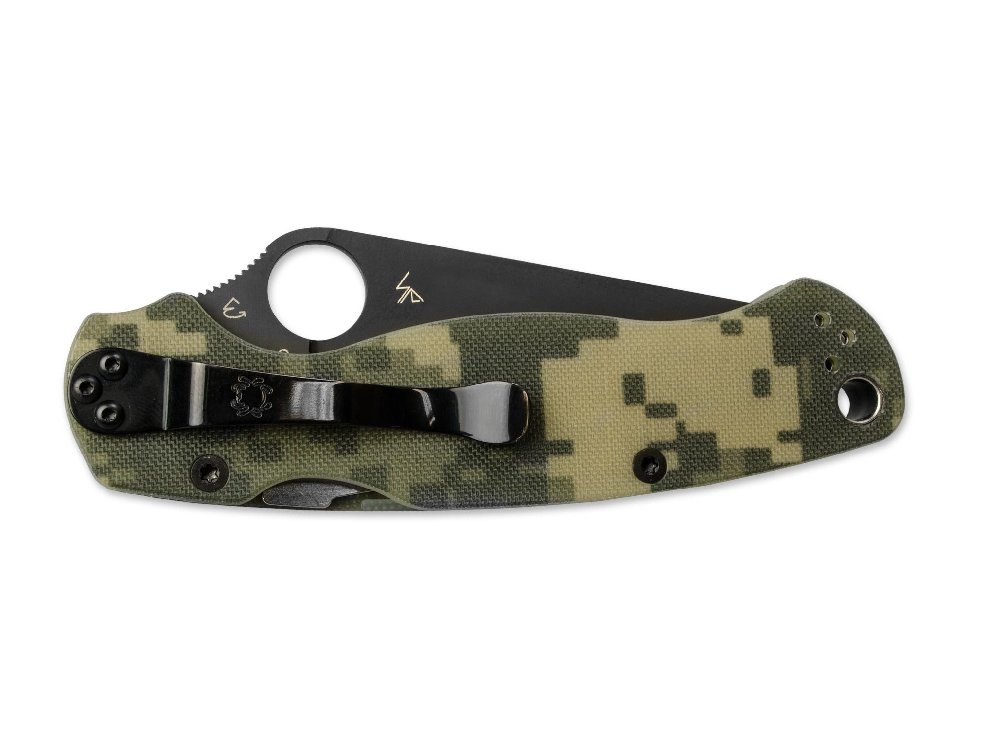 Spyderco Taschenmesser Taschenmesser Para-Military 2 Digital Camo G10 Black