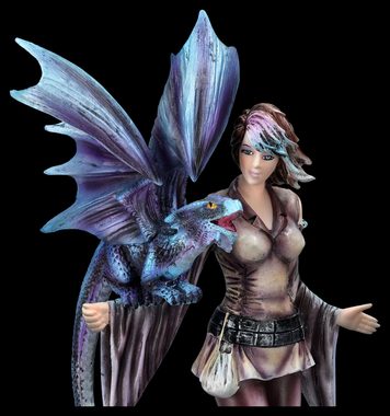 Figuren Shop GmbH Fantasy-Figur Anne Stokes Figur - Dragon Trainer - Fantasy Dekofigur Drache Deko