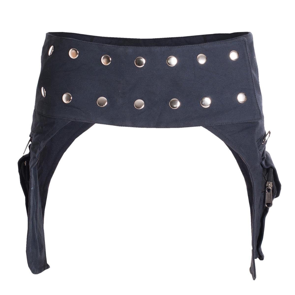 Vishes Gürteltasche Doppel Holster Hüfttasche Bauchtasche Sidebag, Goa, Ethno, Hippie, Festival Style