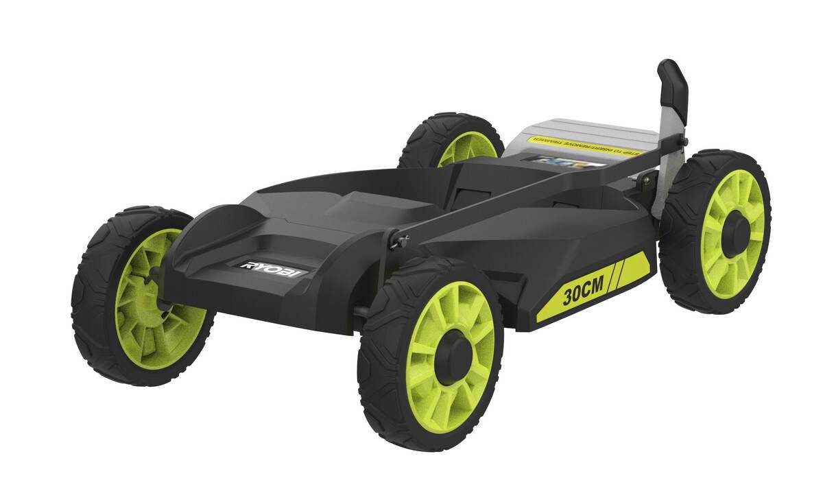 RYOBI Akkurasenmäher RYOBI 18V ONE+ Akku-City-Rasenmäher 30cm Schnittbreite, Akku Ladegerät