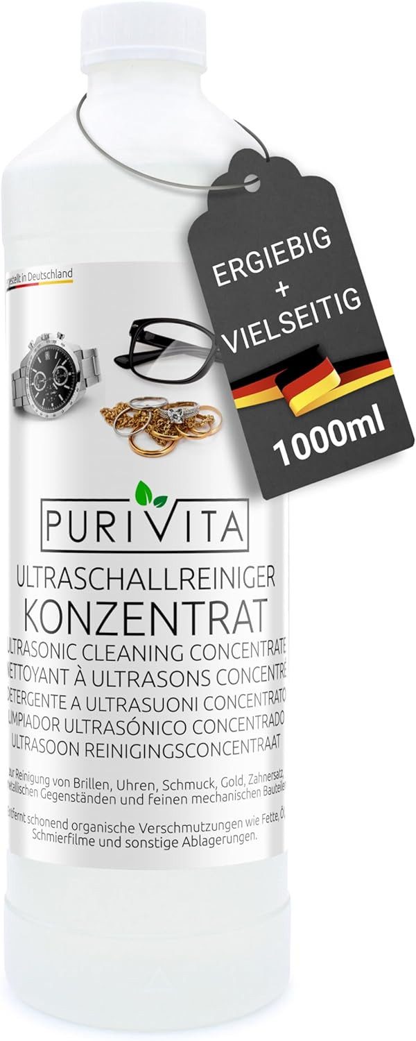 Purivita Ultraschallreiniger PURIVITA Ultraschallreiniger, Konzentrat, 1000 ml