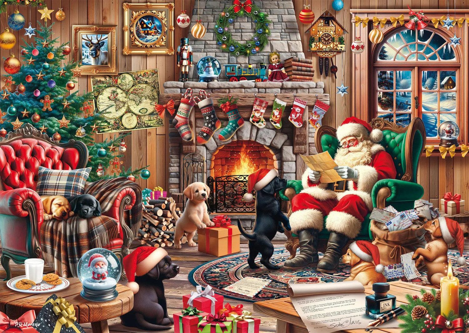 Schmidt Spiele Puzzle Gemütliche Weihnachten, 1000 Puzzleteile günstig online kaufen