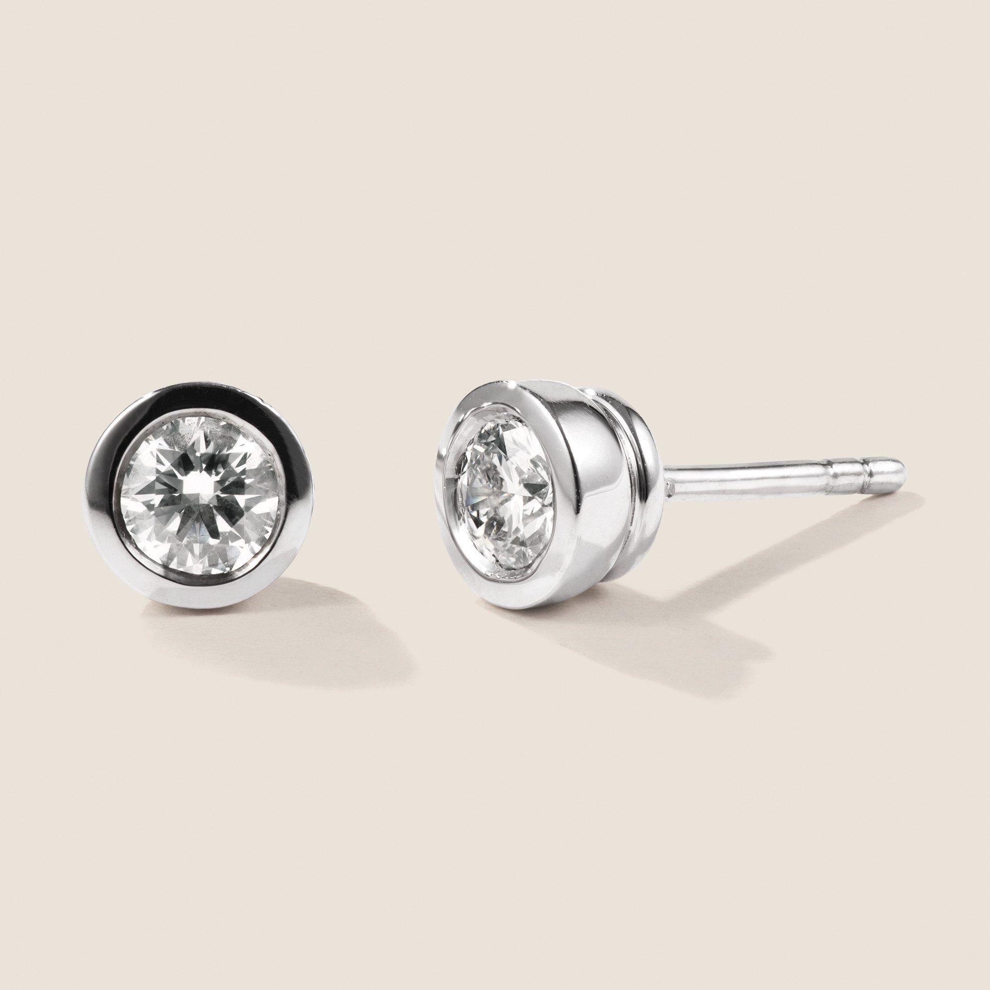 Webgoldschmied Paar Ohrstecker Diamant Ohrstecker 750 Weißgold 0,62 ct G/VS, direkt aus meiner Goldschmiedemeisterwerkstatt