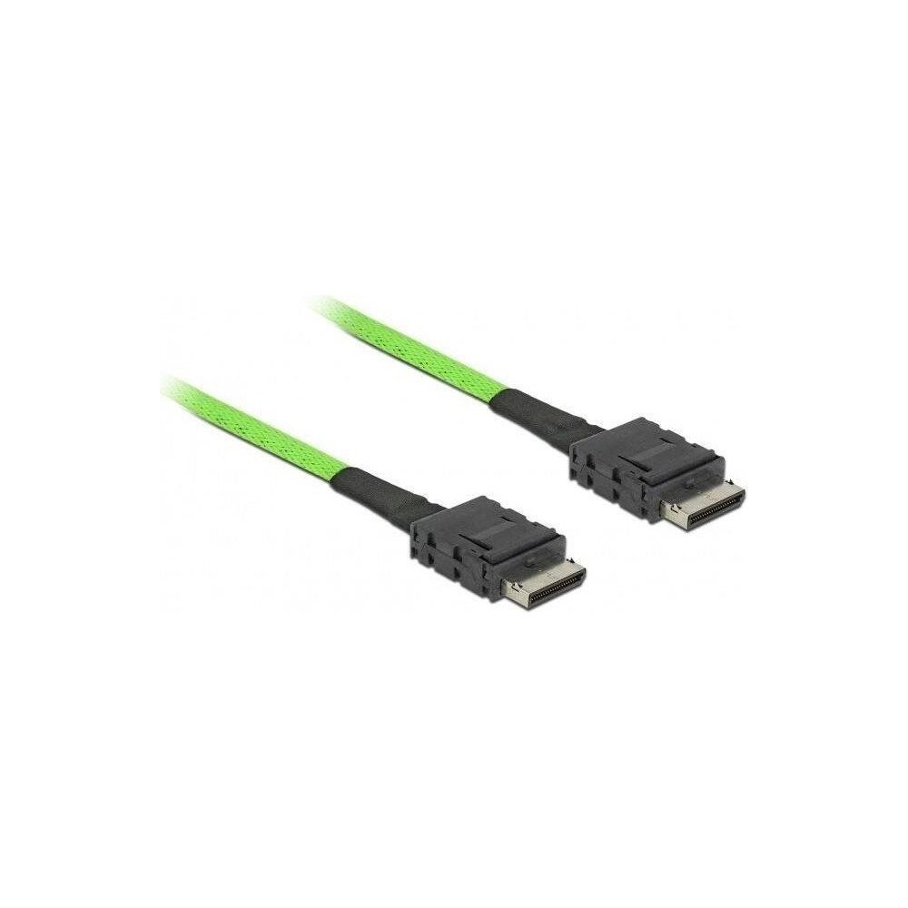 Delock DeLOCK OCuLink Kabel 1m hellgrün für PCIe Computer-Kabel, OCuLink SFF-8611, Kabel, CO2-neutraler Versand
