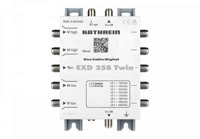 Kathrein SAT-Multischalter Kathrein EXD 258 Twin Unicable Kaskade 5 auf 2x8