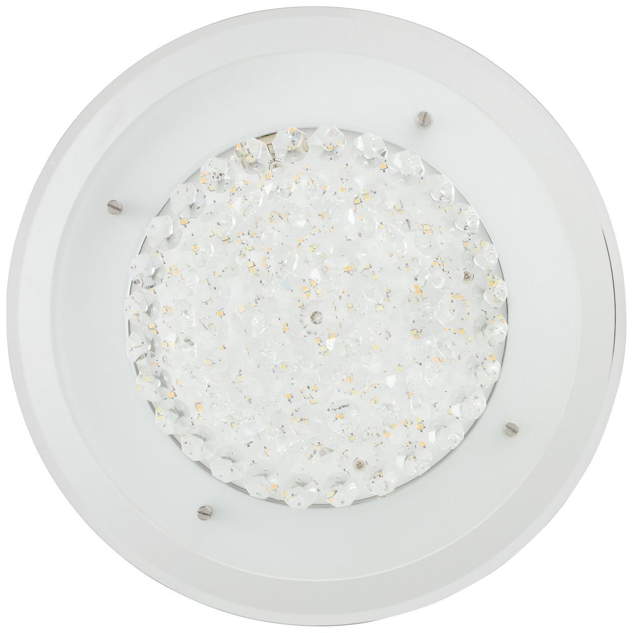 und Brelight LED 3000-6500K, Deckenleuchte Wand- Jolene Brilliant Deckenleuchte Lampe chrom/transpare Jolene, 36cm