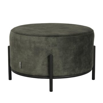 RINGO-Living Stuhl Hocker Healani in Hunter-Grün aus Velours 380x570mm, Möbel