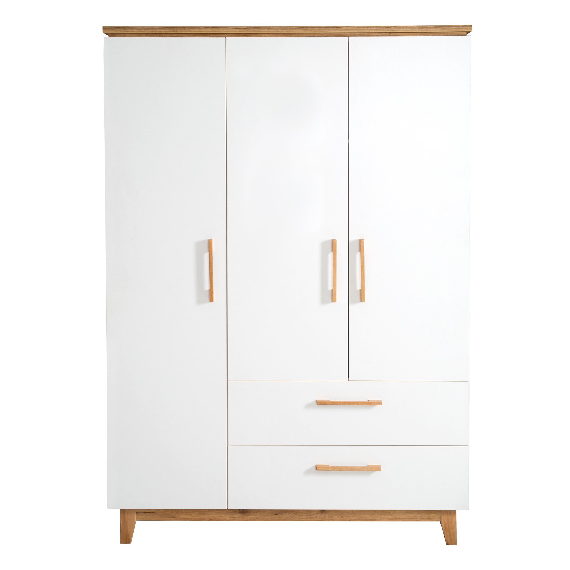 roba® Kinderkleiderschrank Finn 3-türiger Drehtürenschrank, mit Soft Close-Technik