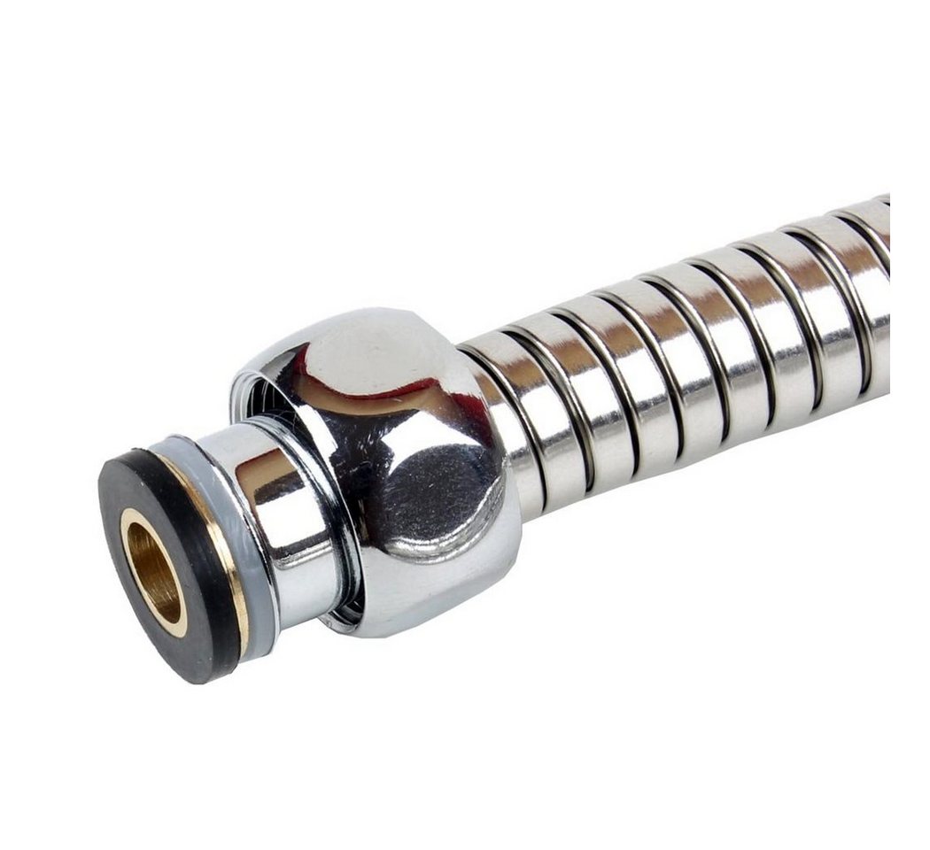 Thumbnail - Sanixa Brauseschlauch Duschbrause Standart Anschluss Gewinde für Badewanne Dusche, (Metall dehnbar, 1/2 Zoll inkl. Dicht...