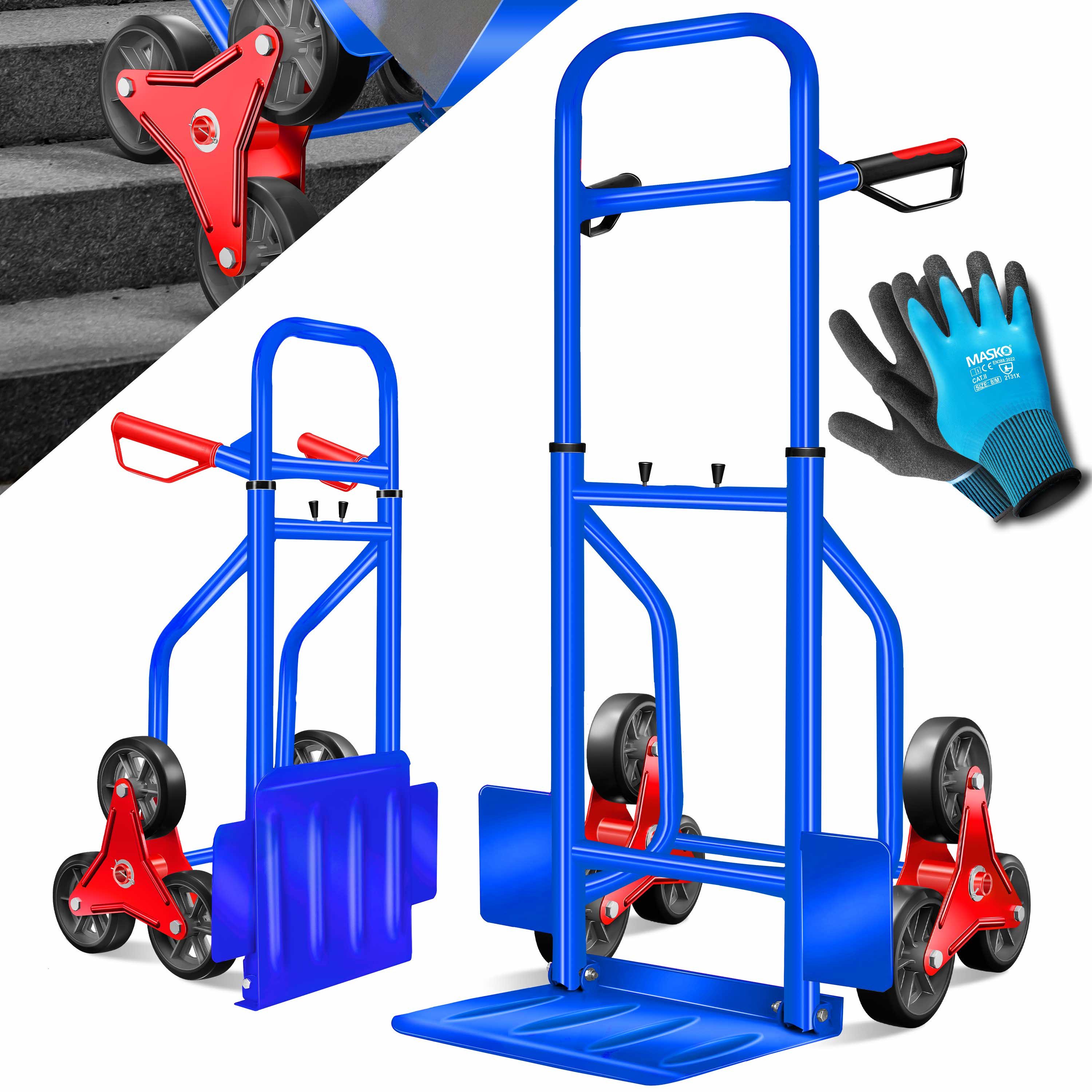 MASKO Sackkarre, Treppenkarre Sackkarre 200kg Transportkarre Treppensteiger