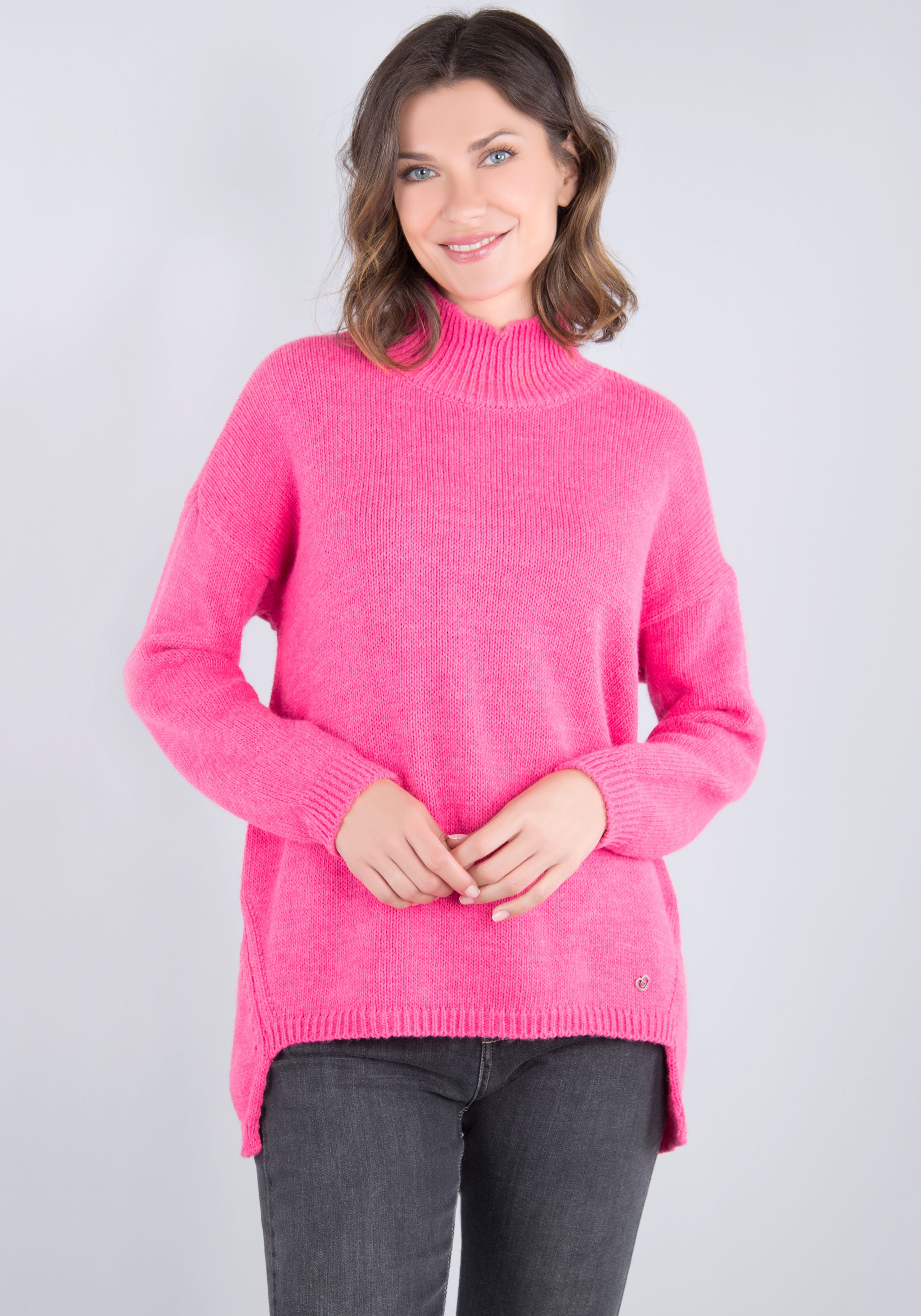 Stehkragenpullover