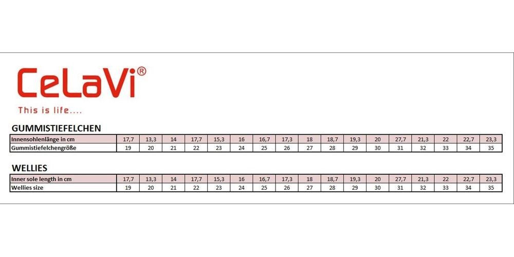 CeLaVi Basic Wellies Short Solid Gummistiefel