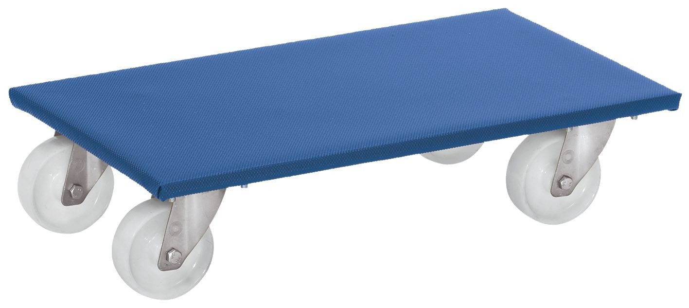 FETRA Transportroller fetra® 2350 Möbelroller - 600 x 300 mm, bis 350 kg, blau, 2er Pack