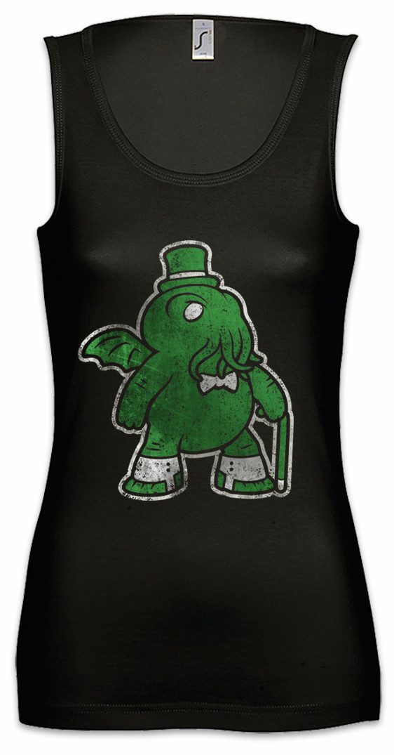 Tanktop Mister Cthulhu Ärmelloses Damen T-Shirt Call Horror Arkham H. P.