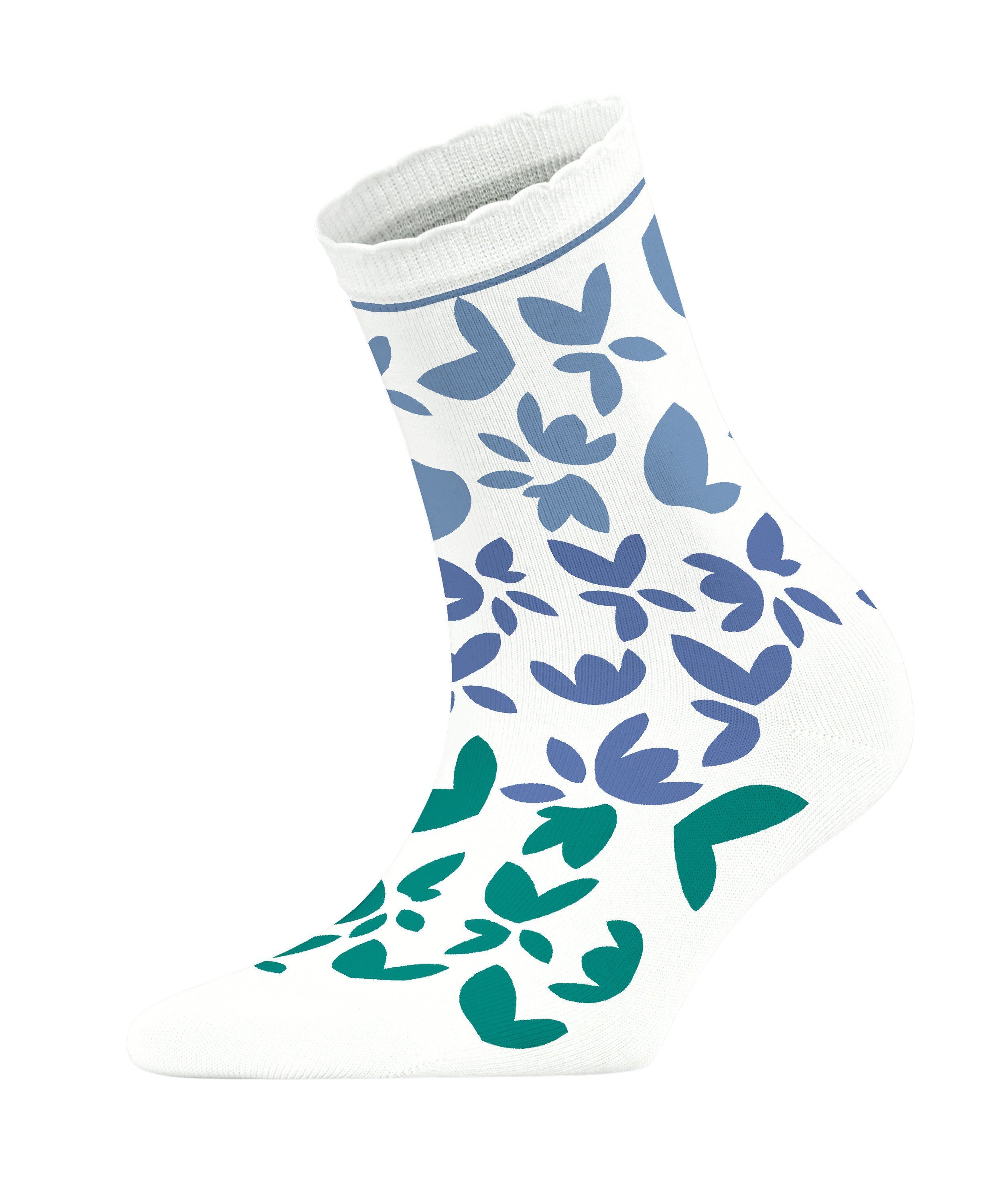 Esprit Socken Colour Flower (1-Paar) mit weicher Baumwolle