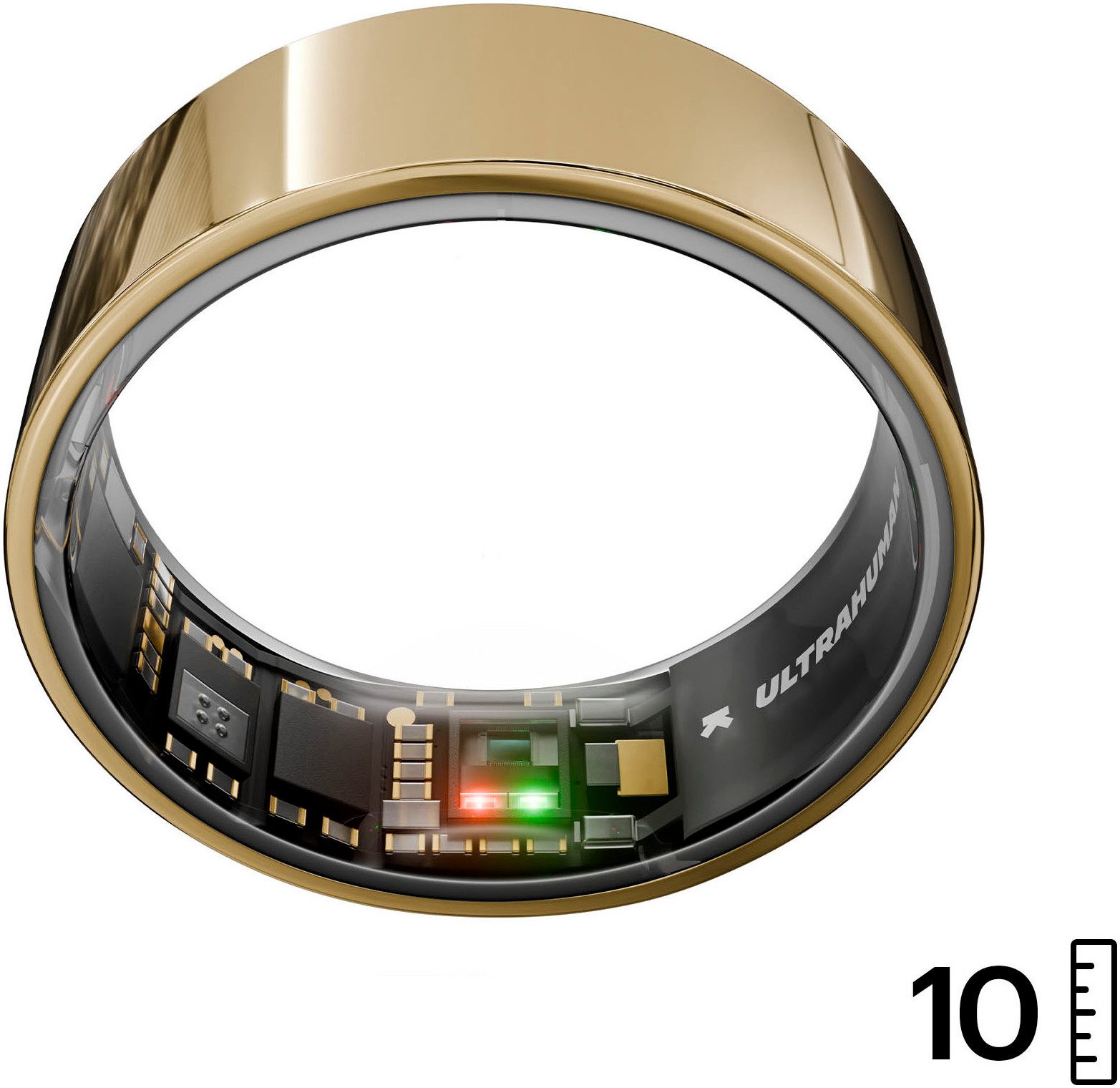 Ultrahuman Activity Tracker Smartring AIR - Size 10, Schlaf- und Fitness-Tracker für Frauen und Männer
