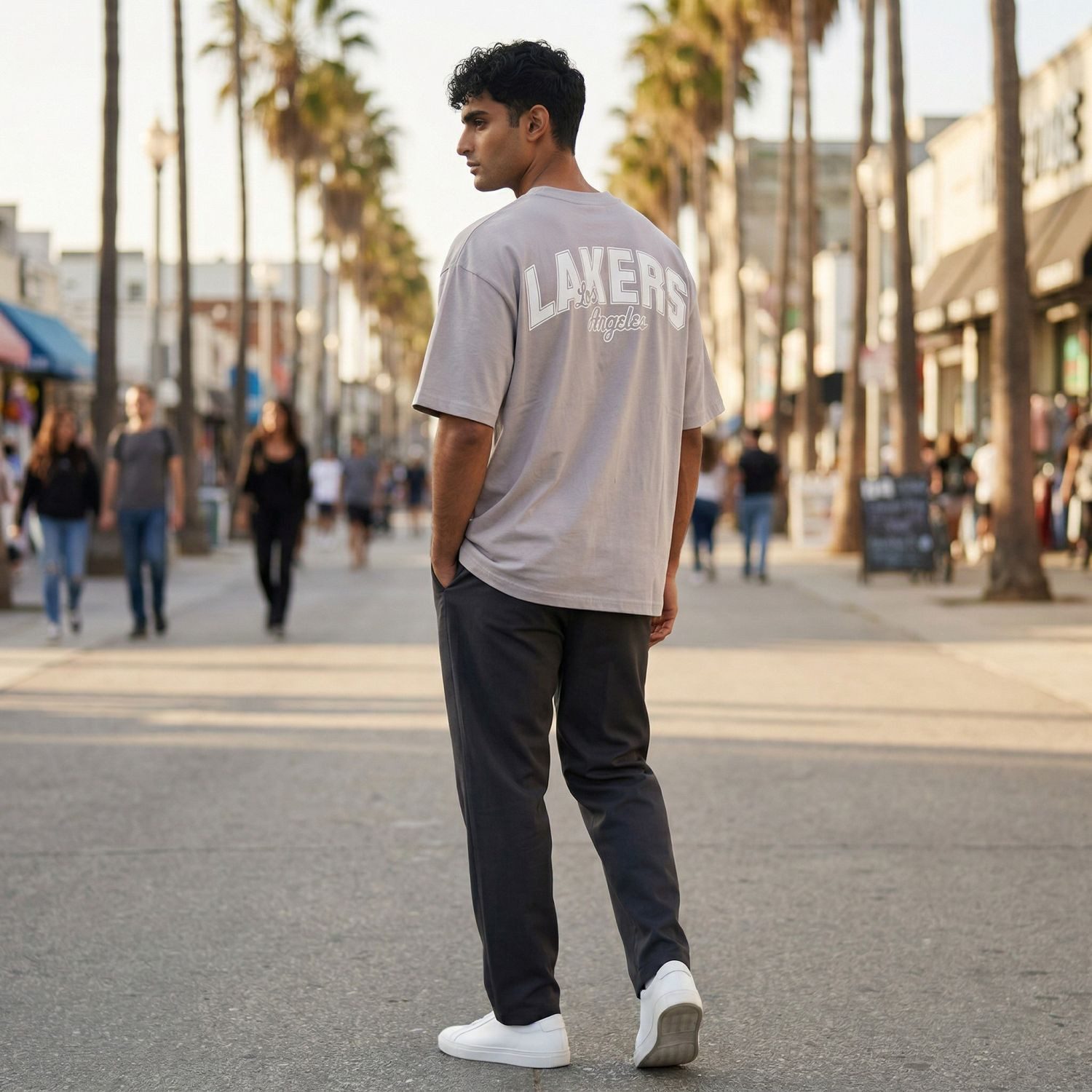 Mitchell & Ness Print-Shirt ELITE NEUTRALS Los Angeles Lakers