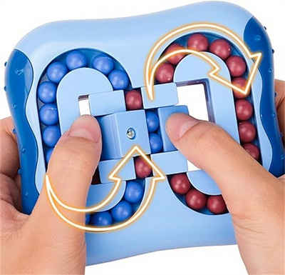 RefinedFlare Lernspielzeug Rotierender Zauberwürfel, intelligentes Spielzeug zum Stressabbau