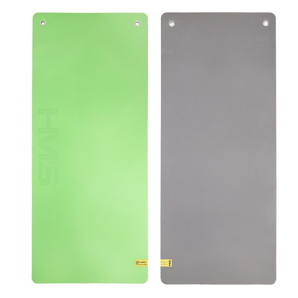 HMS Premium Fitnessmatte Gymnastikmatte Yogamatte 140 cm (Spar-Set, 1-St., Heimgebrauch), perfekt für Krafttraining, Aerobic und zahlreiche Fitnessübungen