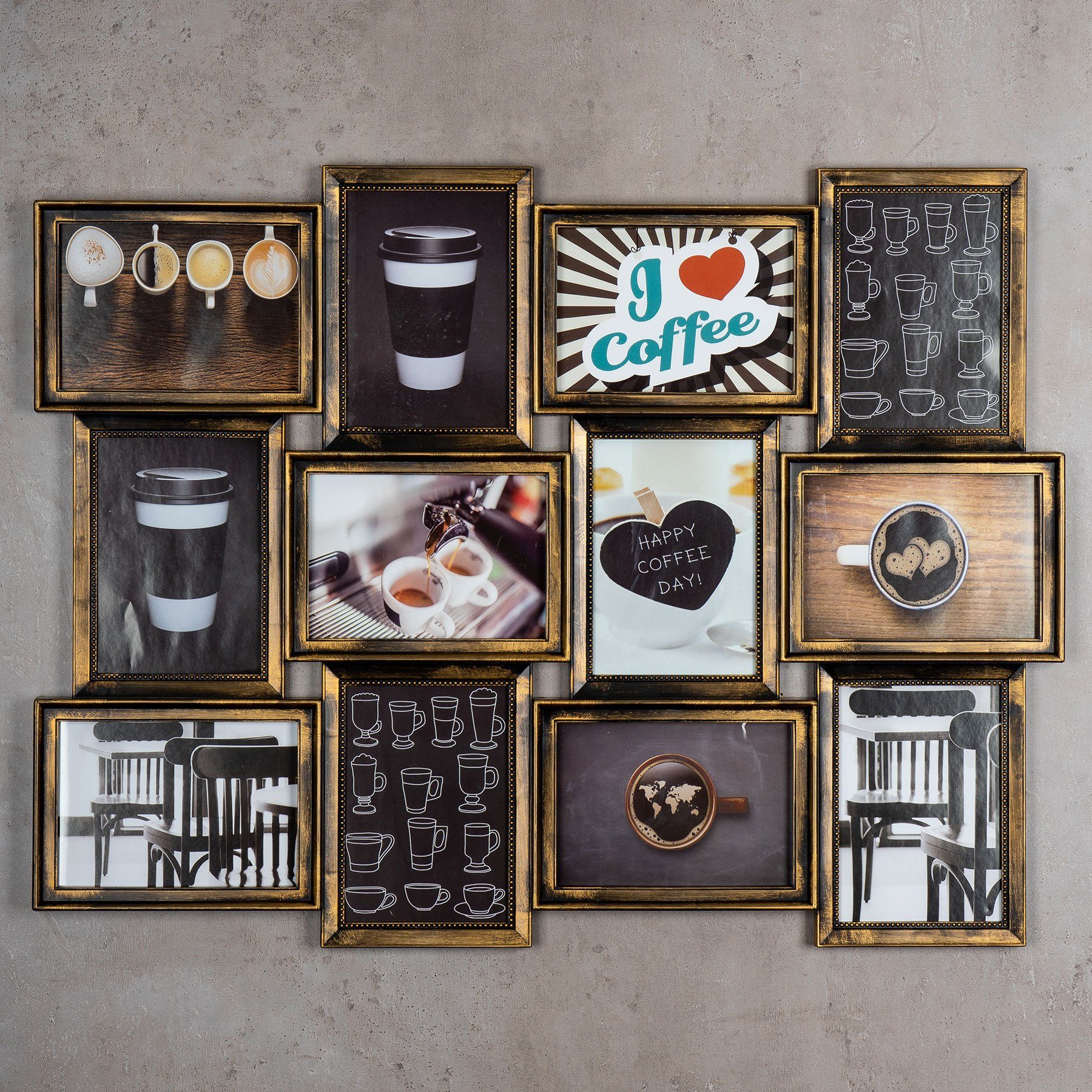 Levandeo® Bilderrahmen Collage, levandeo Bilderrahmen Collage günstig online kaufen