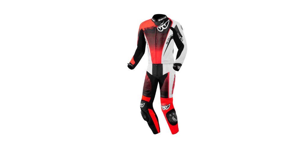 Berik Motorradkombi XR-Ace Evo perforierte 2-Teiler Motorrad Lederkombi protektoren robust reißverschluss