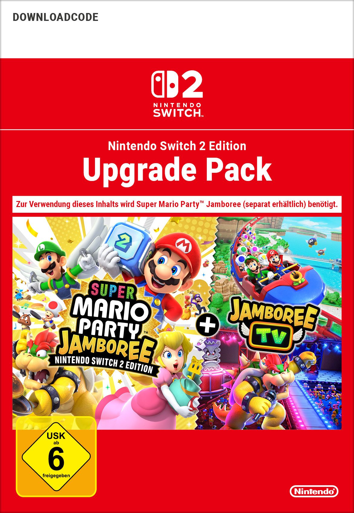Nintendo Super Mario Party Jamboree + Jamboree TV - Upgrade Pack (Download-Code), Nintendo Switch