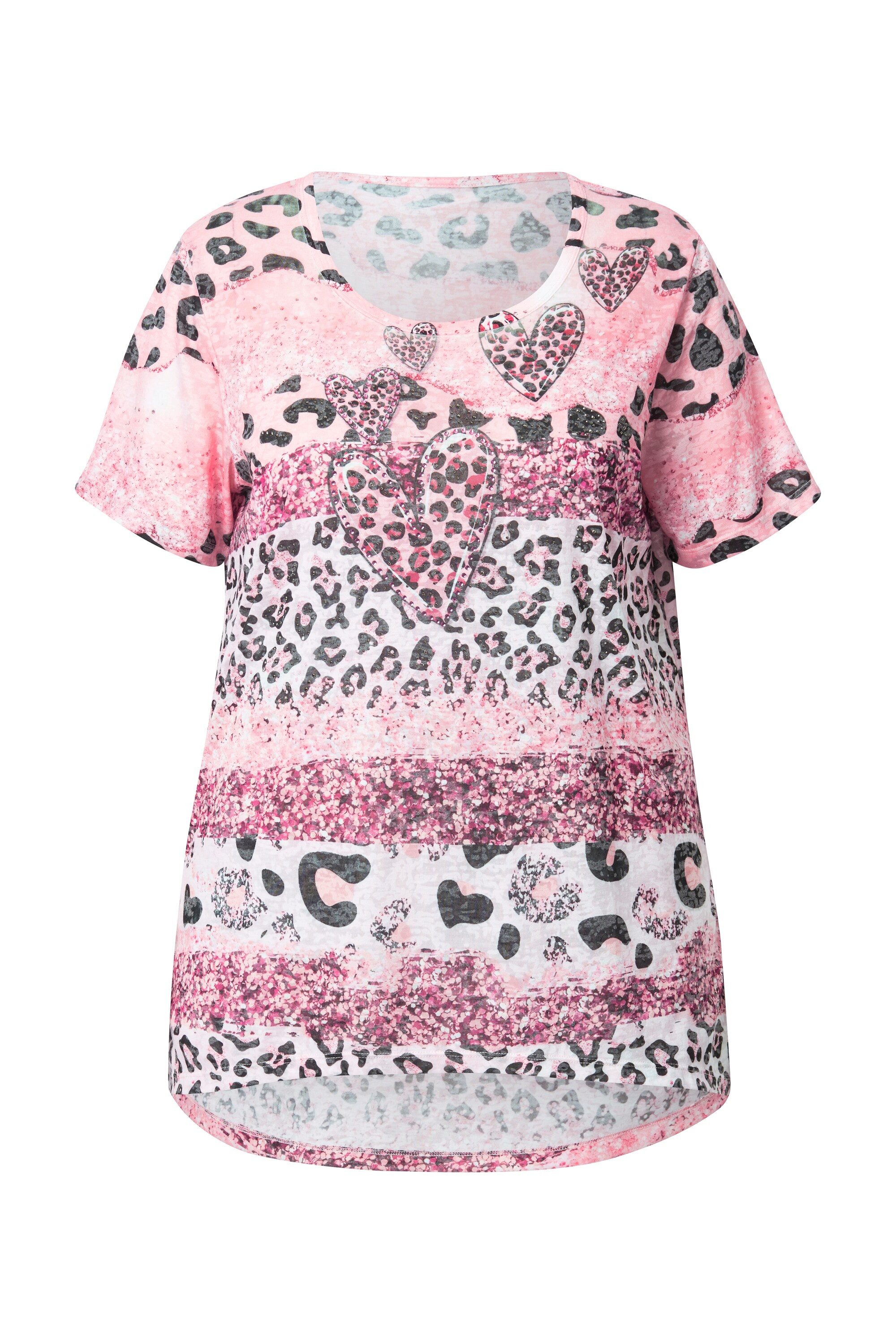 MIAMODA T-Shirt T-Shirt A-Linie Leo-Streifen Herz günstig online kaufen