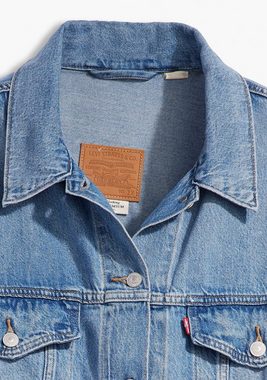 Levi's® Plus Jeansjacke TRUCKER in leichter Used-Waschung