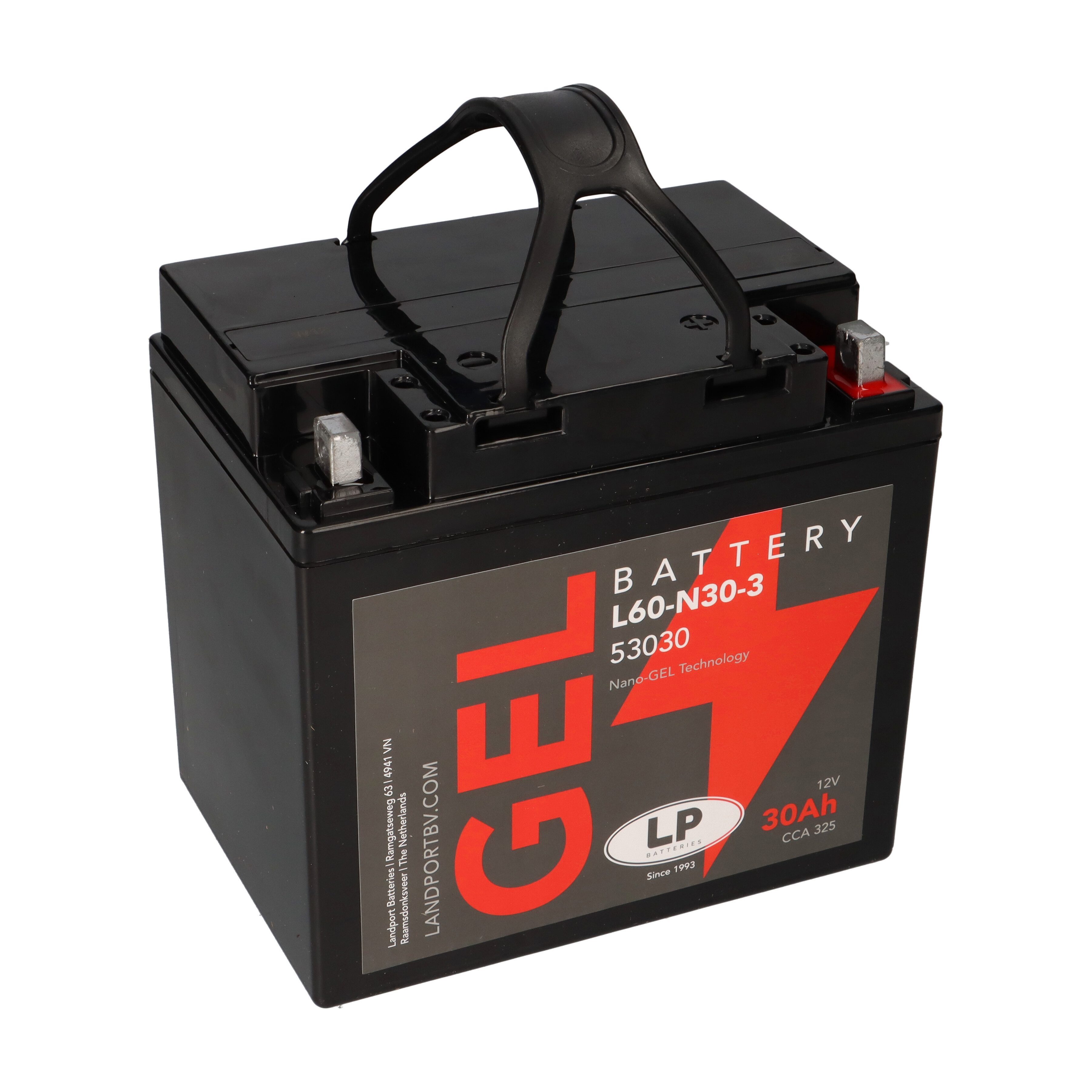 Batterie 12V 30Ah für Motorrad Startbatterie MG L60-N30-3 Bleiakkus