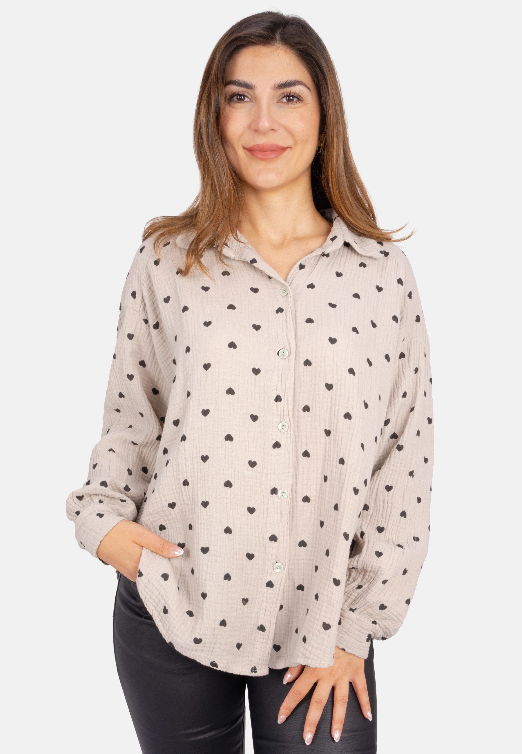 Seasons of April Hemdbluse LIYA MUSSELIN günstig online kaufen