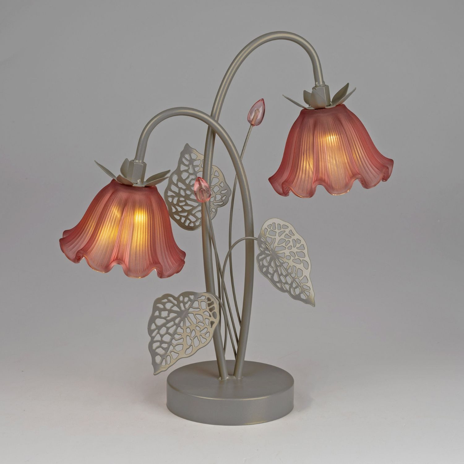 formano Tischleuchte Blume, LED, Mit Timerfunktion, Rosa, Blume, H: 36cm