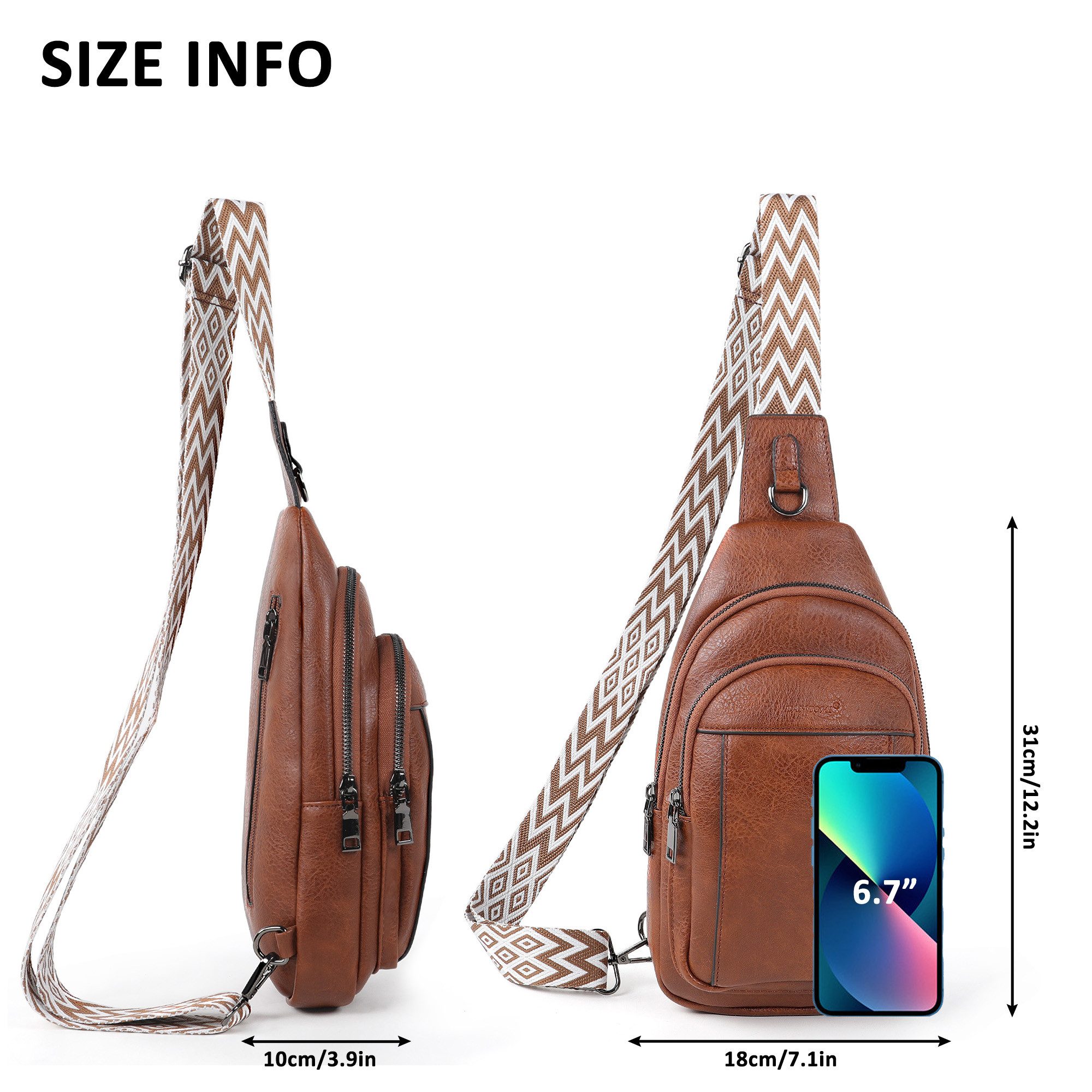 TAN.TOMI Umhängetasche Bauchtasche Damen Stylisch Umhängetasche günstig online kaufen