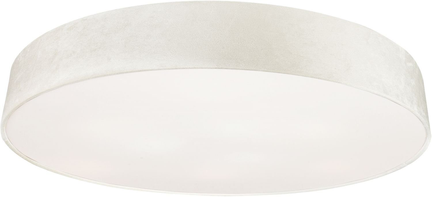 Licht-Erlebnisse Deckenleuchte LEONOR, ohne Leuchtmittel, Deckenlampe Metall Papier Ø100cm rund wohnlich Schlafzimmer