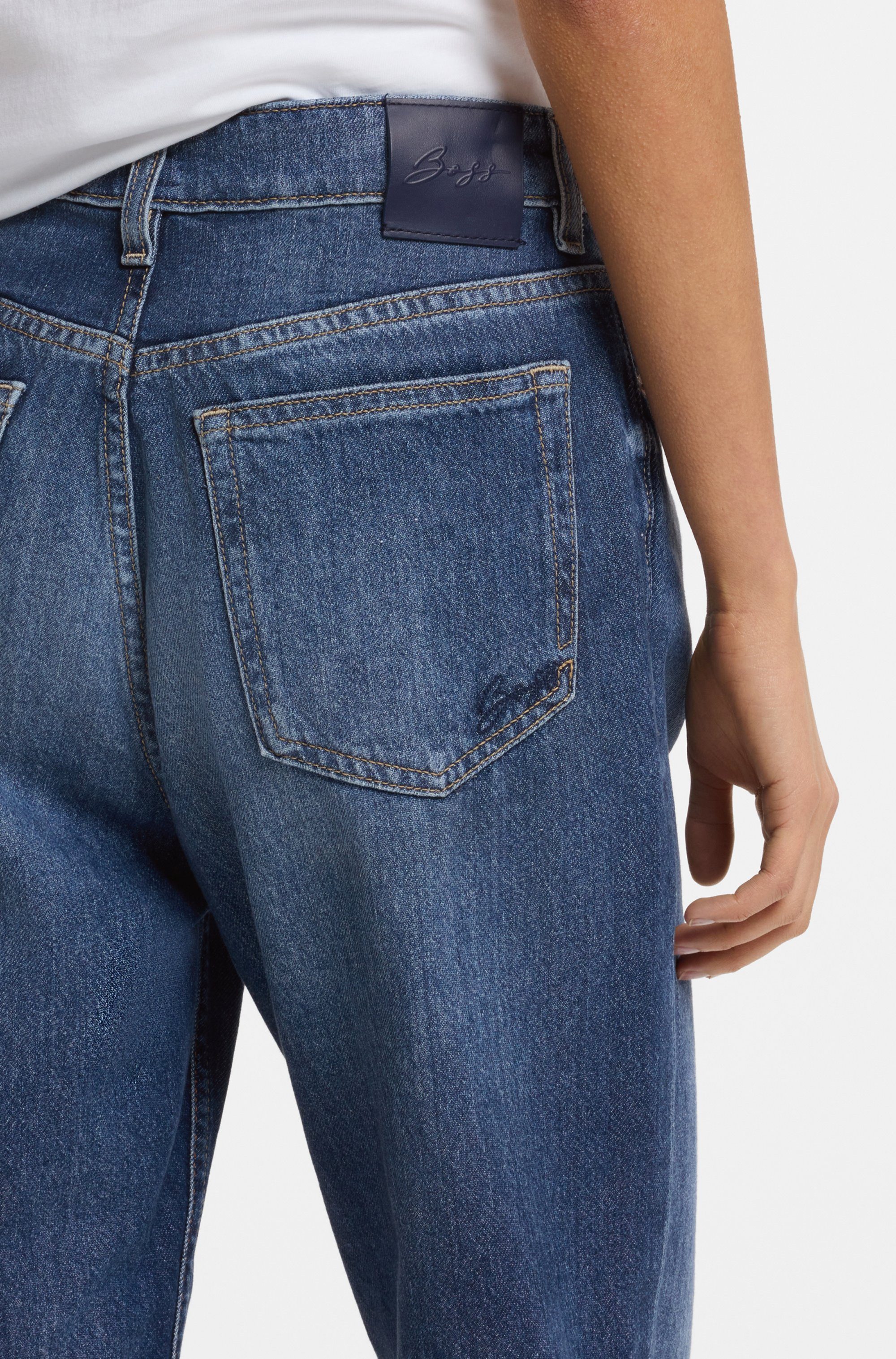 BOSS ORANGE Straight-Jeans ADA HR 13.0 Premium Damenmode High Rise, locker geschnitten – Bild 4 von 5