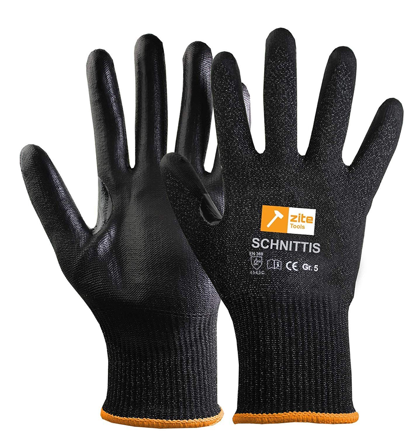 Zite Schnittschutzhandschuhe Kinder Размер 5 EN388 Level 5/5 Schutzhandschuhe zum Schnitzen und mehr (1-St)