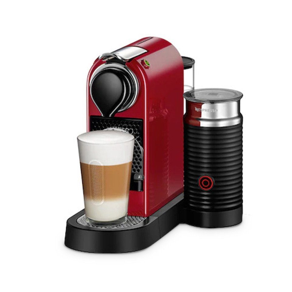 Nespresso Kapselmaschine Kaffeemaschine Nespresso Citiz Red Milk &