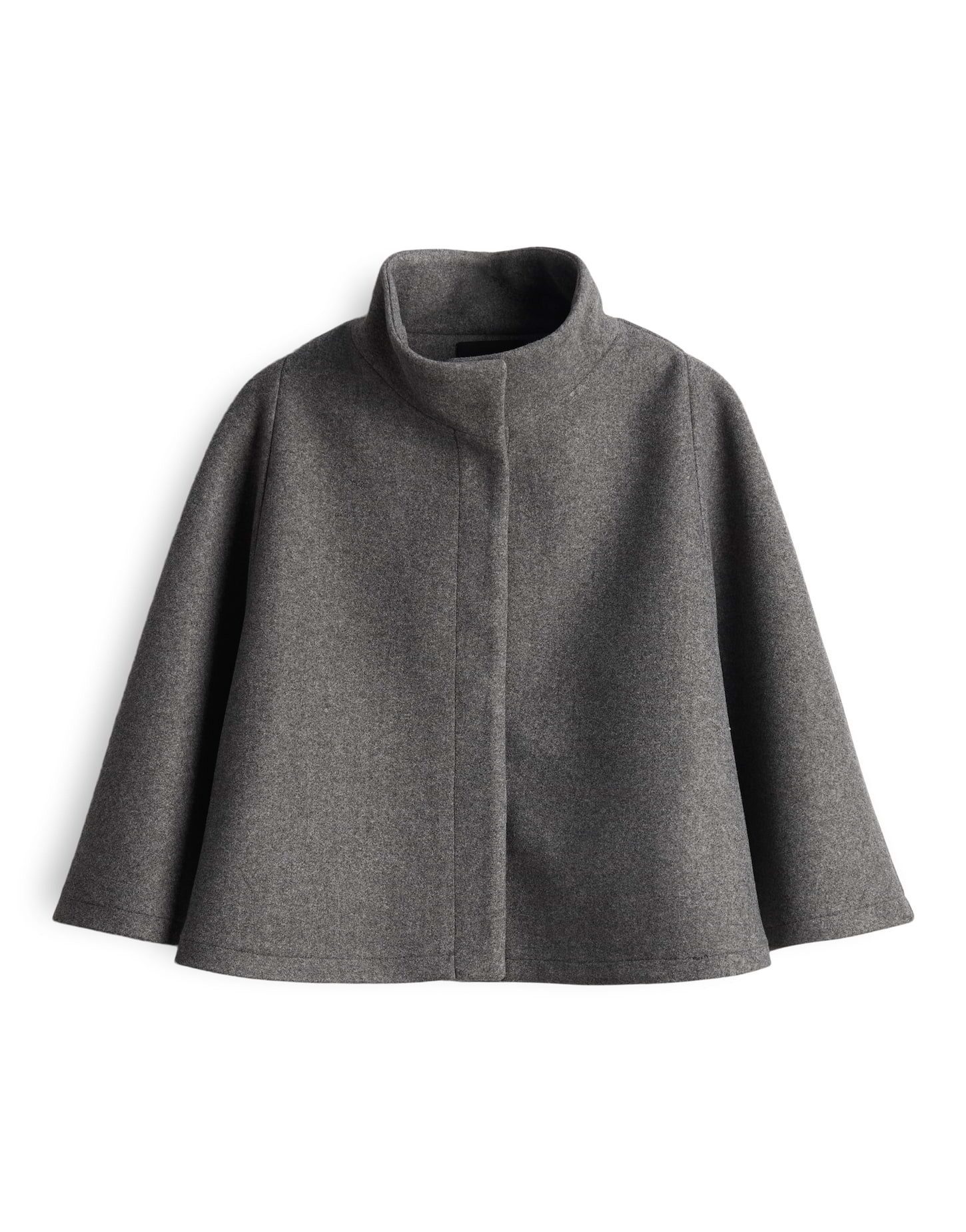 someday Cape BOVIRA in Mélangeoptik one size, Stehkragen, weicher Griff günstig online kaufen