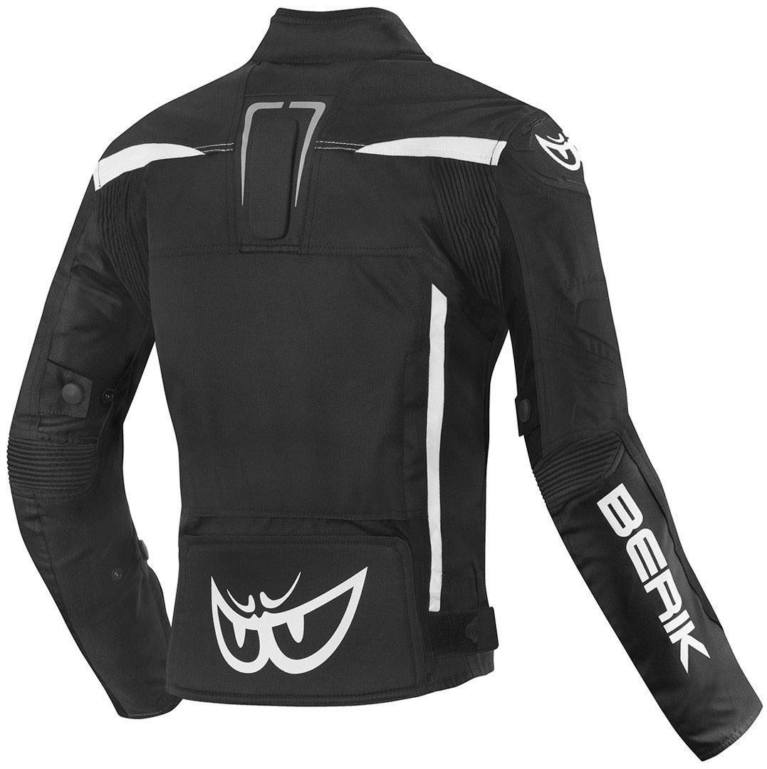 Textiljacke Berik Damen Eye wasserdichte Motorradjacke Bad Motorrad Black/White