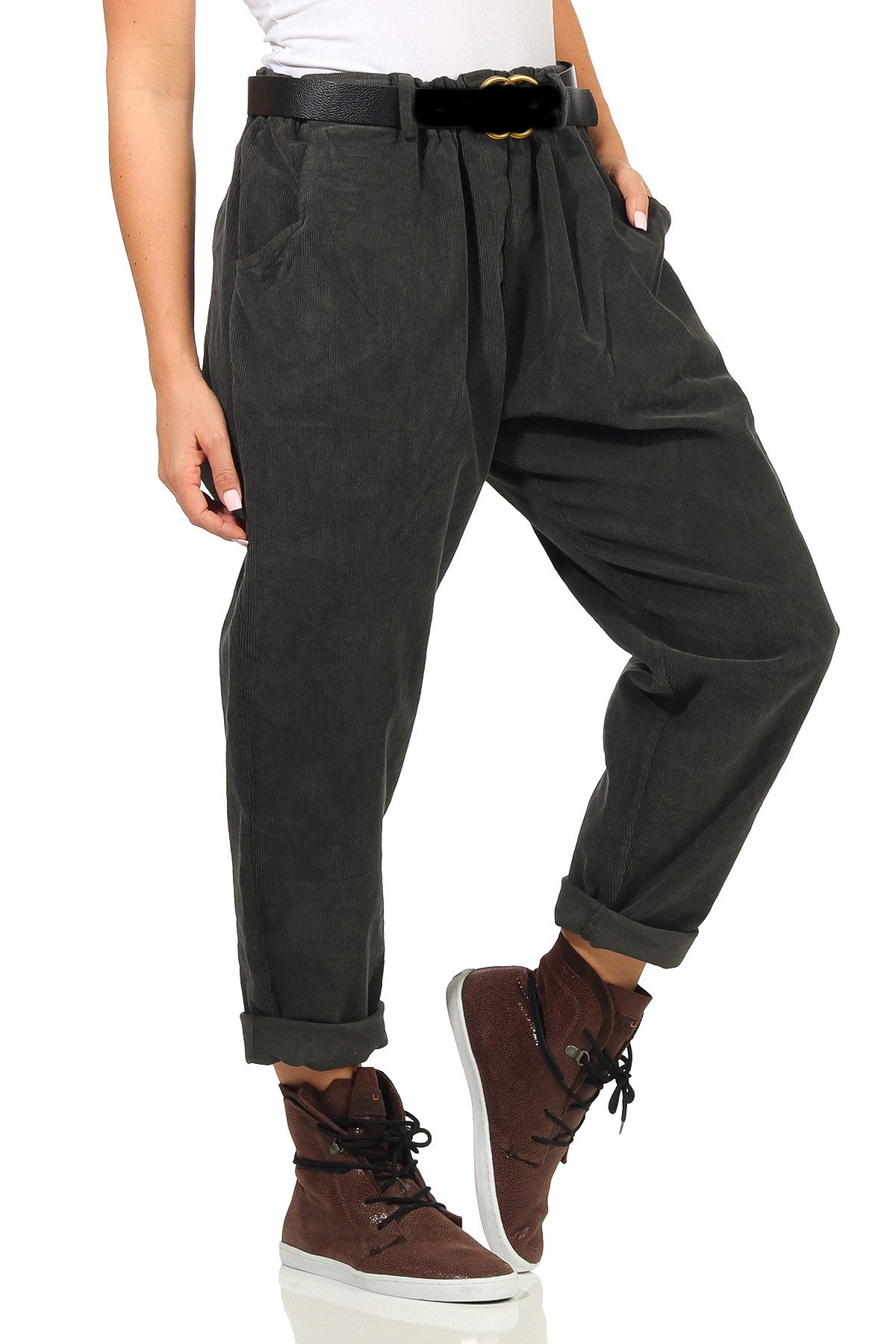Mississhop Haremshose Damenhose mit Gürtel – günstig online kaufen