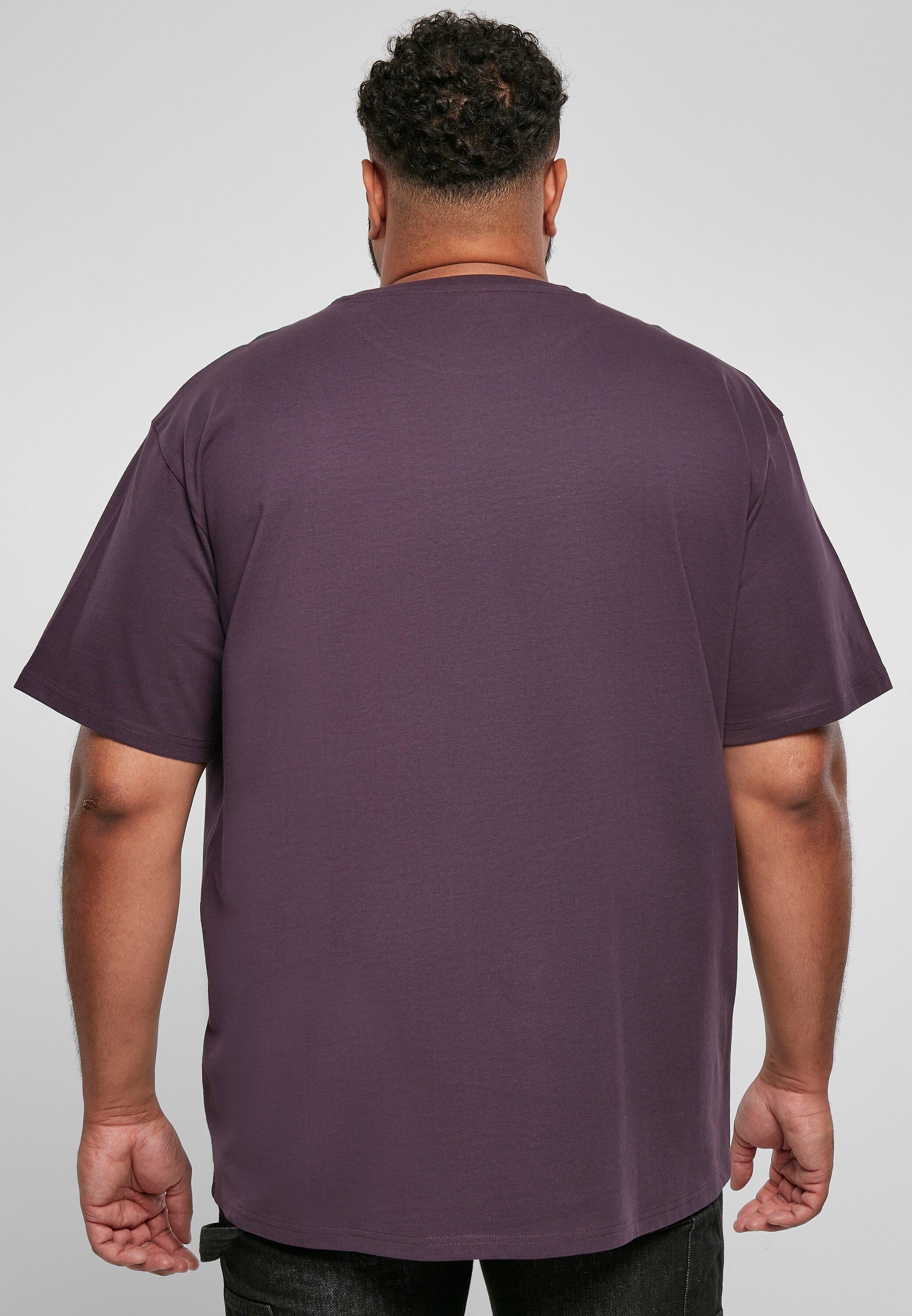 URBAN CLASSICS T-Shirt Herren Heavy Oversized Tee (1-tlg) purplenight