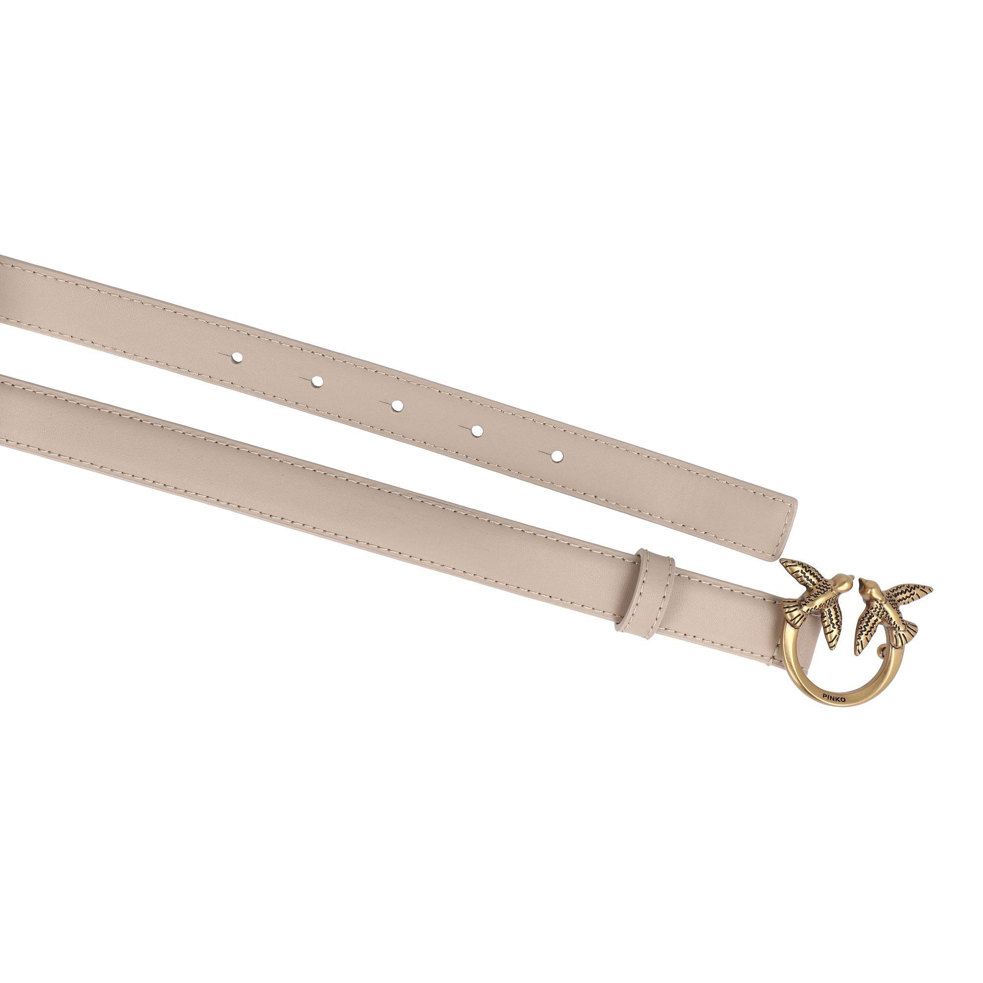 PINKO Ledergürtel Love Berry Koppelverschluss günstig online kaufen