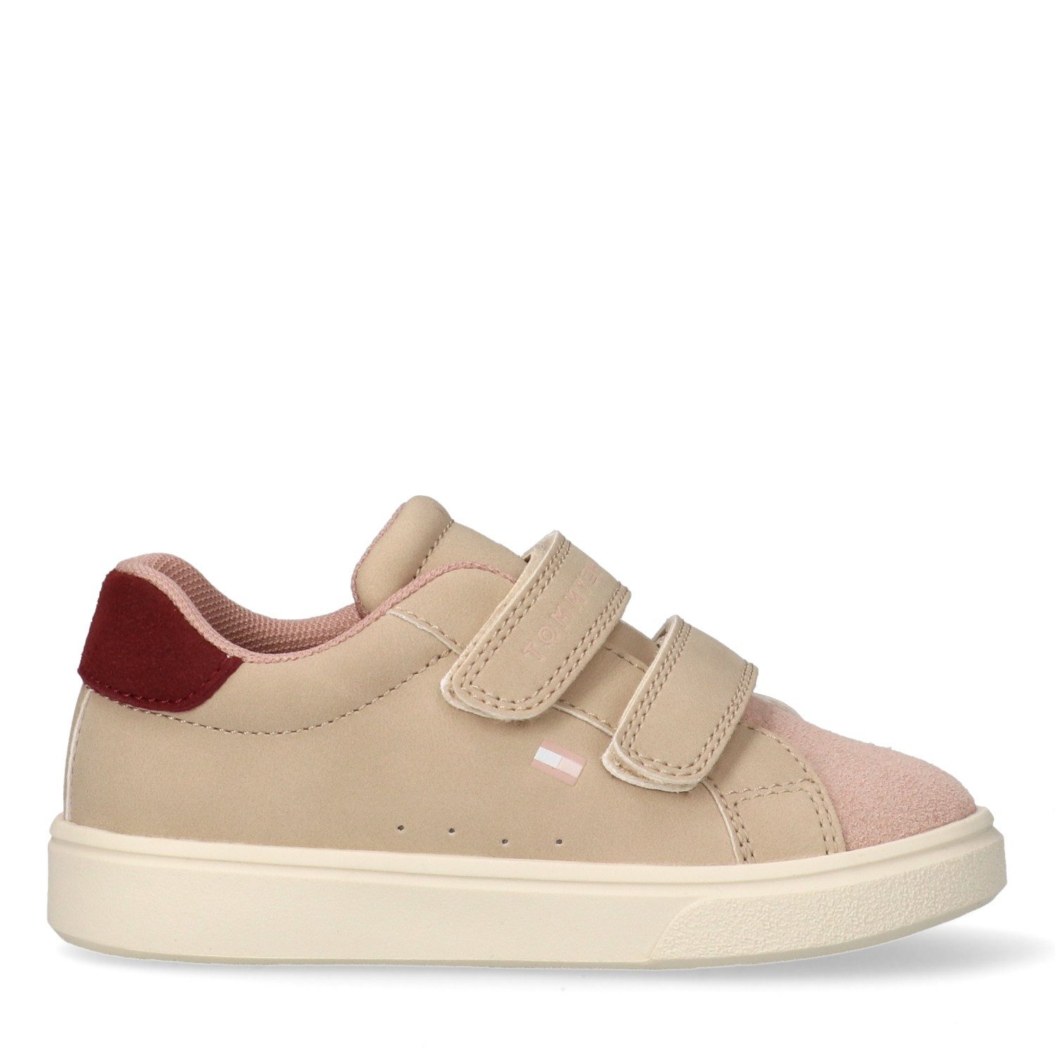 Tommy Hilfiger Sneaker Freizeitschuh, Halbschuh, Klettschuh mit Kontrastbesatz
