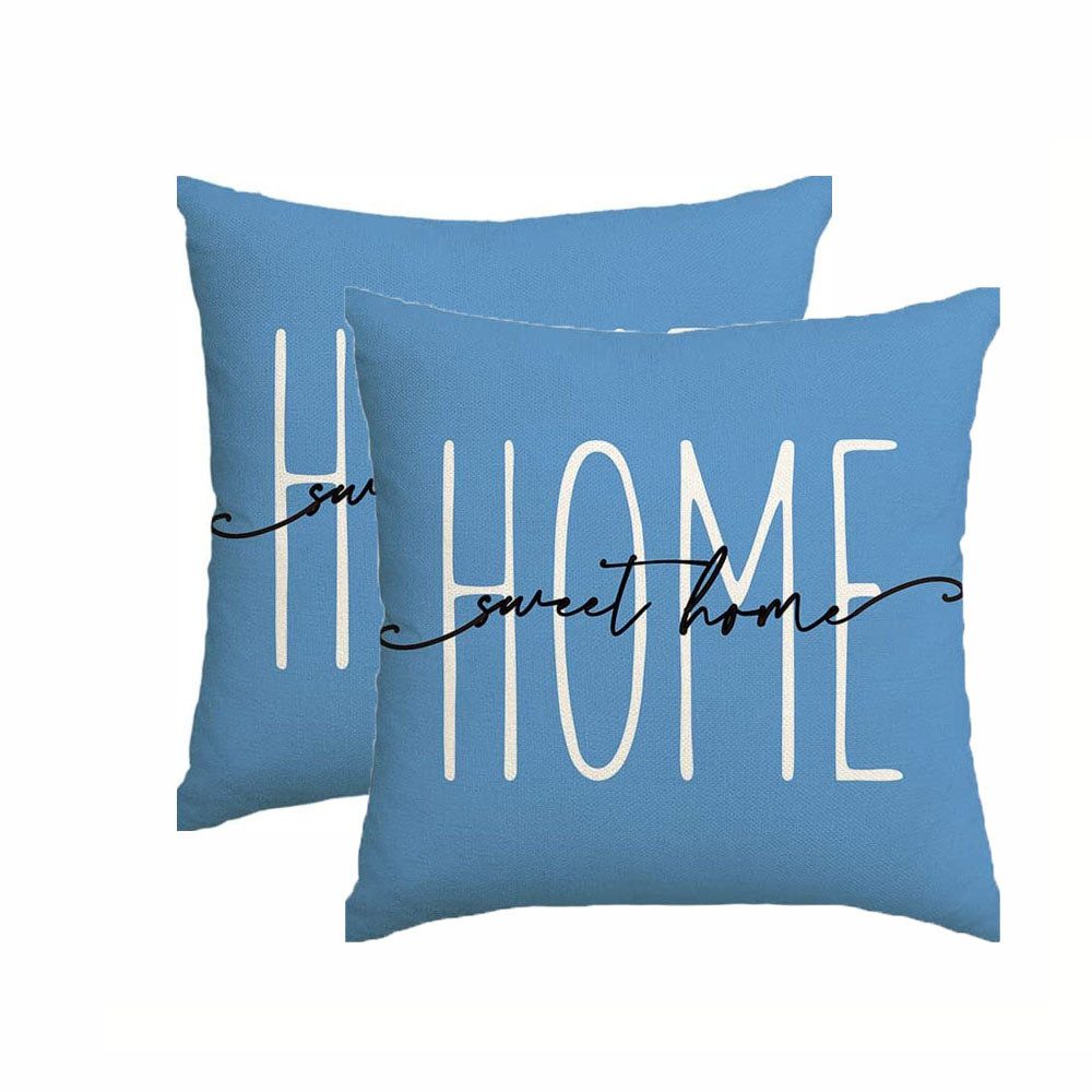 Diwzbyn Kissenbezug Outdoor-Kissenbezug 45 × 45 cm, dekorativer Kissenbezug, (1 Stück), sommerlicher Sofakissenbezug, ideal für Garten, Balkon und Sofa