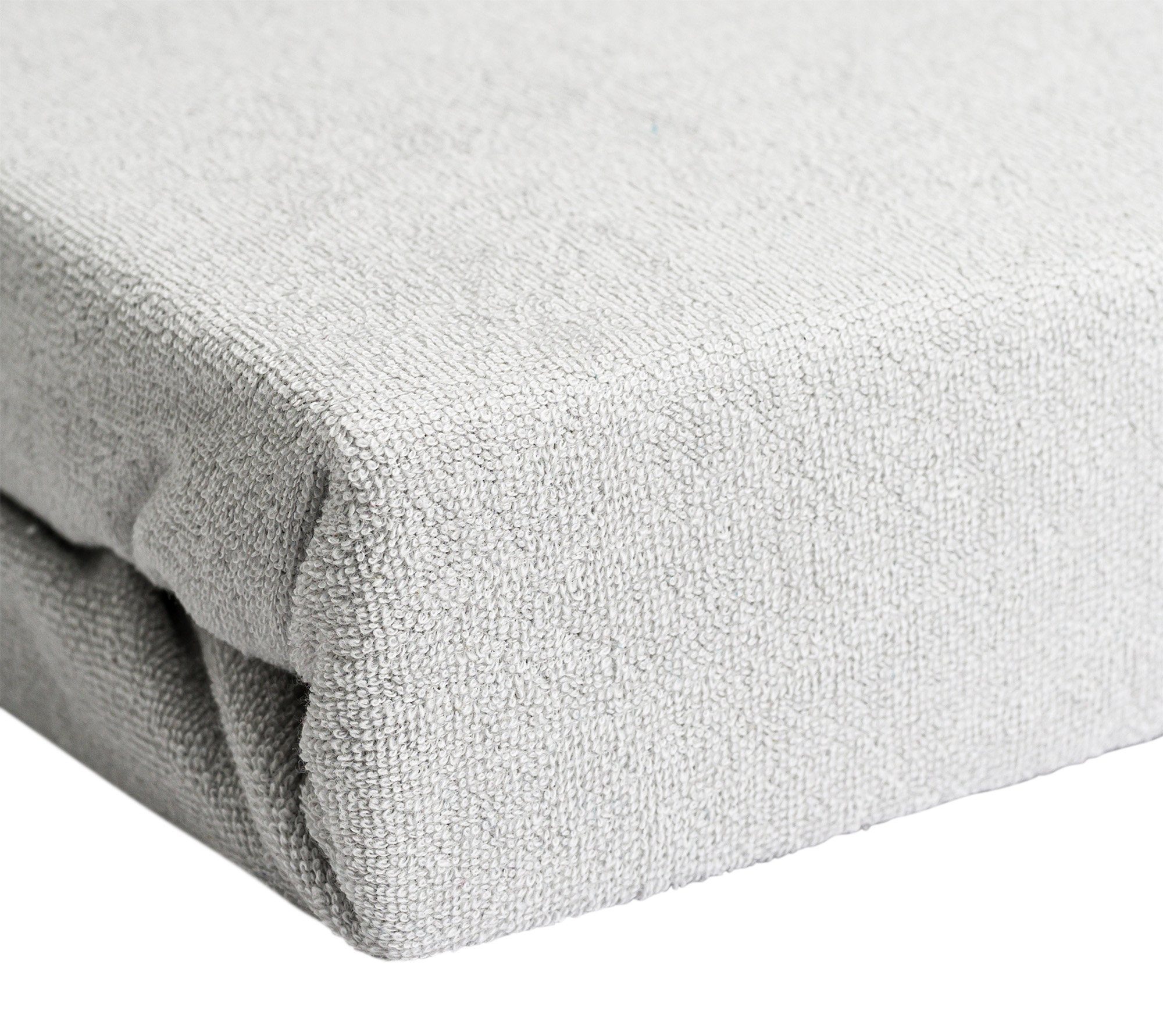 Hometex Premium Textiles Spannbettlaken aus Frottier Stoff bis 23 cm Steghöhe, Frottee, Gummizug: Rundumgummizug, Kuschelig warm und extra weich, ideal für die  – Bild 4 von 5
