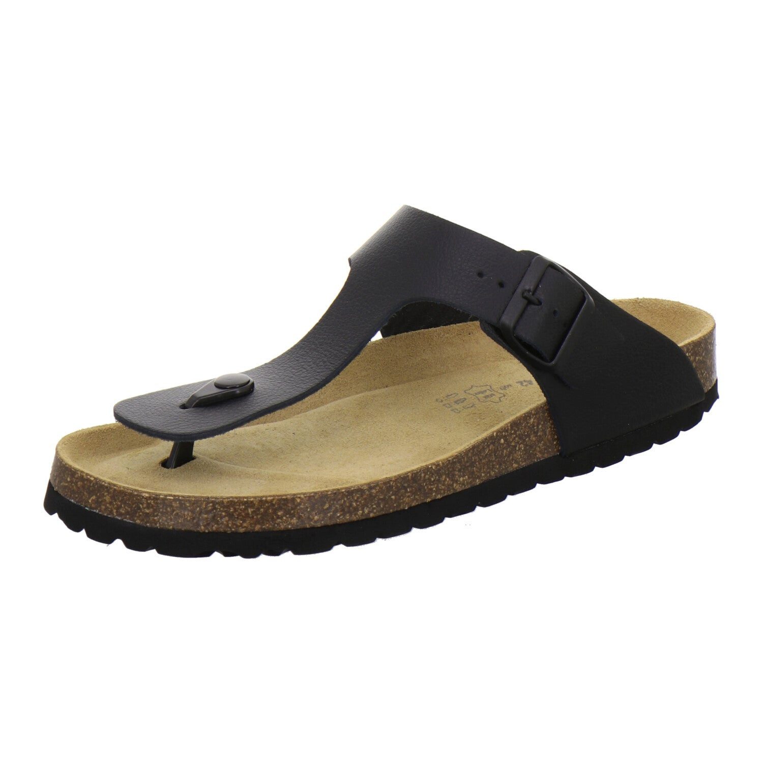 AFS-Schuhe 310723 Zehentrenner Pantolette für Herren aus Leder mit Fußbett, Made in Germany