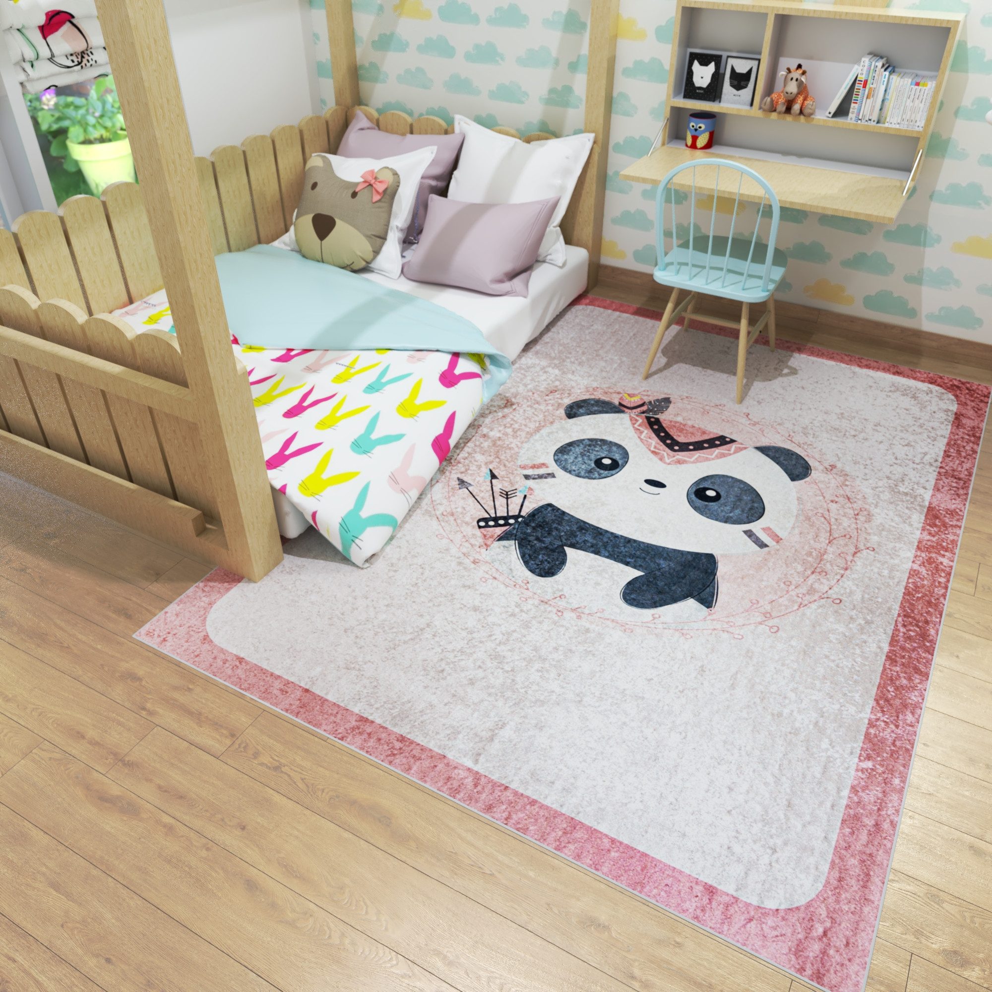 Mazovia Kinderteppich Kinderteppich Bär Kinderzimmer, 80 günstig online kaufen