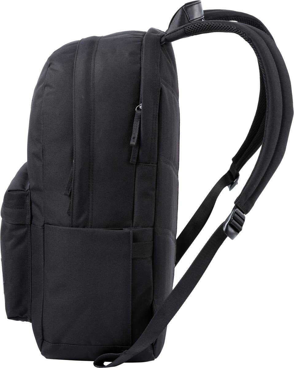 im black Retro-Look, Freizeitrucksack NITRO Schulrucksack true Streetpack Daypack, plus, Urban Alltagsrucksack,