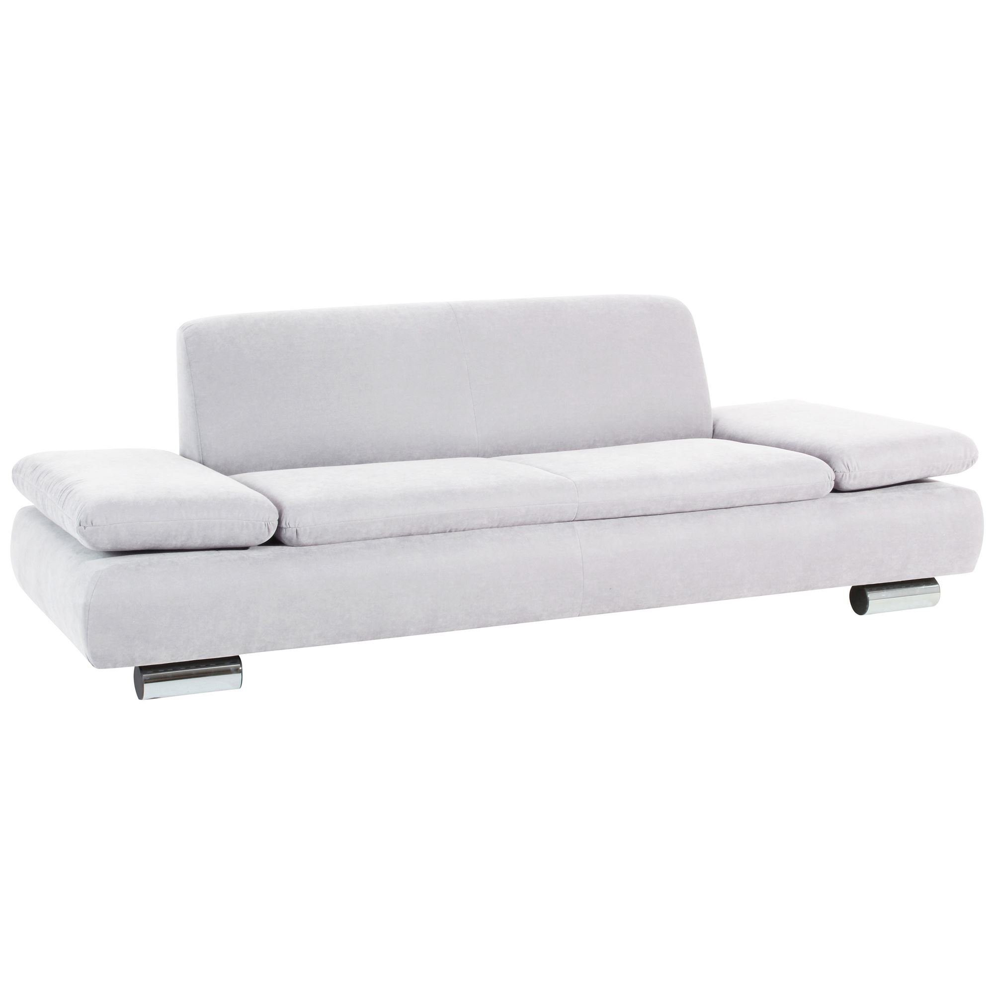 58 aufm Kessel Sofa Sofa 2,5-Sitzer Kaye Bezug Veloursstoff Metallfuß, Sparpreis inkl. Kostenlosem Versand 1 Teile, verstellbare Funktionsarmteile,hochwertig verarbeitet,bequemer Sitz